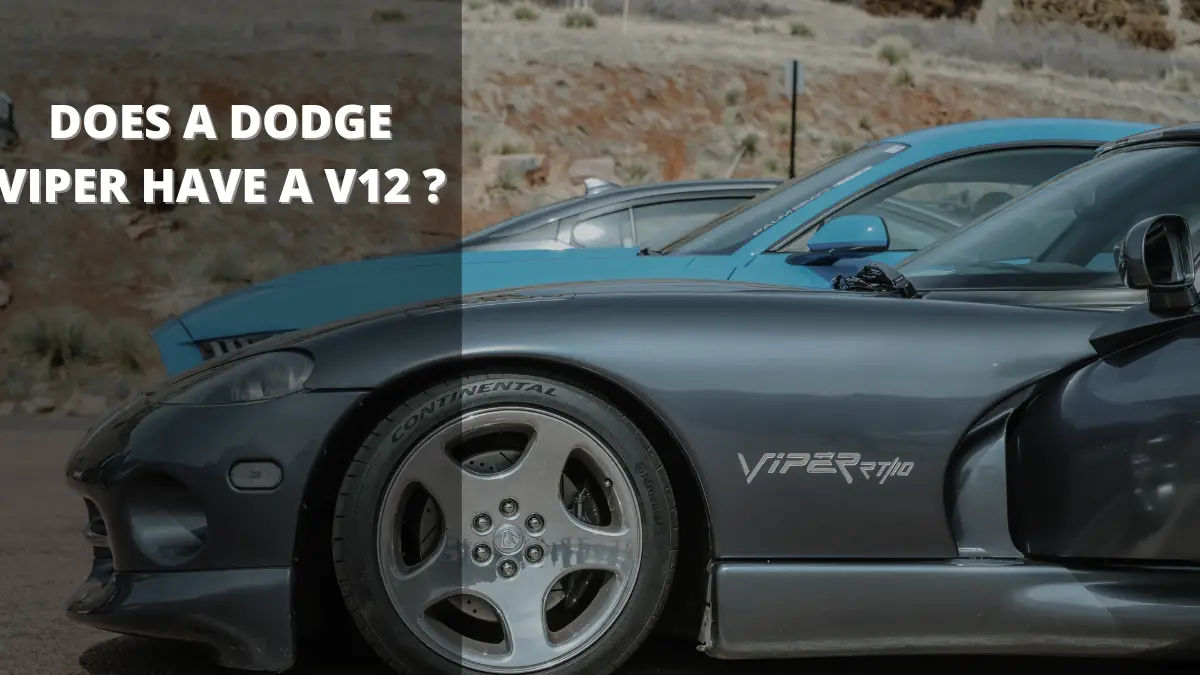 Does a Dodge Viper Have a V12 ?